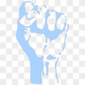 Fist Blue Png Icons - Right To Freedom And Role Of Media, Transparent Png - black fist png