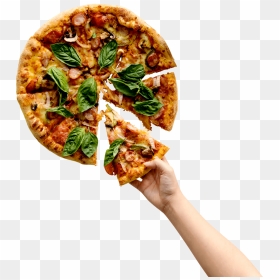 Hand Taking Pizza, HD Png Download - pizza.png