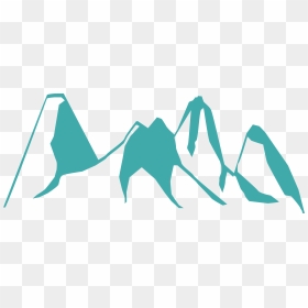 Beautiful Mountain Drawing Silhouette - Mountain Art Drawing Silhouette, HD Png Download - mountain vector png