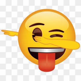 Whatsapp Smiley Face Emoji, HD Png Download - dabbing emoji png