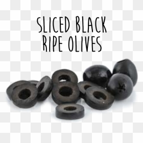 Sliced Black Olives Png, Transparent Png - olive png