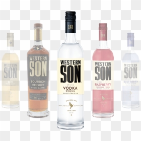 Western Son Original Vodka - Vodka, HD Png Download - liquor bottles png