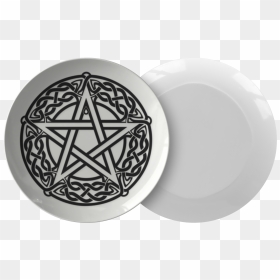 Wicca Pentacle Plate - Tattoo For Chest 2020, HD Png Download - pentacle png