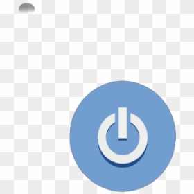 Blue Power Button Png Icons - Ch Power, Transparent Png - power icon png
