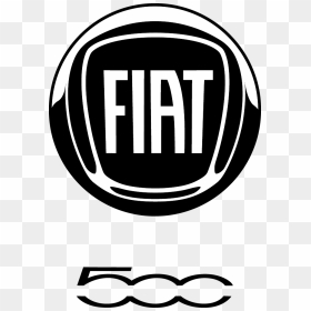 Fiat Logo Black And White, HD Png Download - fiat logo png