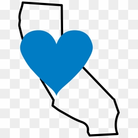 Heart, HD Png Download - california outline png
