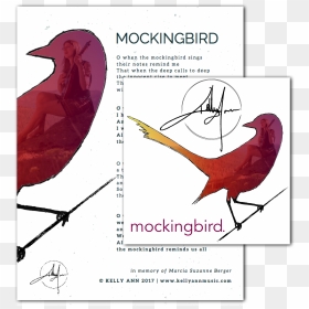 Mockingbird By Kelly Ann - Parrot, HD Png Download - mockingbird png