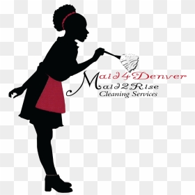 Maid 4 Denver Maid 2 Rise Cleaning Services - Maid Cleaning Services Logo, HD Png Download - cleaning lady png