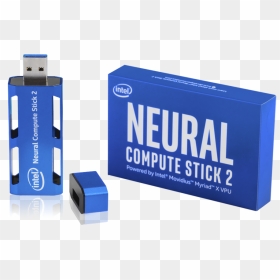 Ncs2 And Box - Intel Neural Compute Stick 2, HD Png Download - intel png