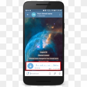 Telegram Voice Message Sent Successfully - Samsung Galaxy, HD Png Download - telegram icon png