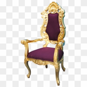 Crown Chair, HD Png Download - king chair png