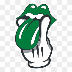 Weed Stickers, Png Download - Mickey Mouse Rolling Stone, Transparent Png - pinstripe png