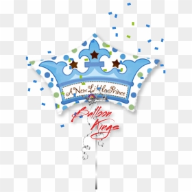 Baby Boy Crown - Balloon, HD Png Download - prince crown png
