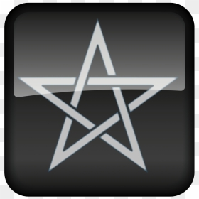 Green Black Pentagram, HD Png Download - pentacle png