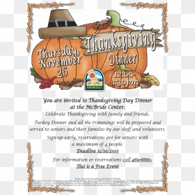Family And Friends Thanksgiving Dinner Invitation, HD Png Download - thanksgiving dinner png