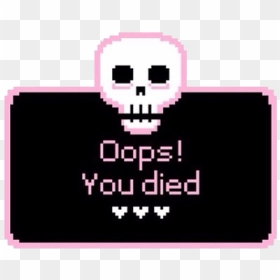 #tumblr #cute #pink #png #aesthetic #dead - Aesthetic Text Transparent Overlay, Png Download - skull png tumblr