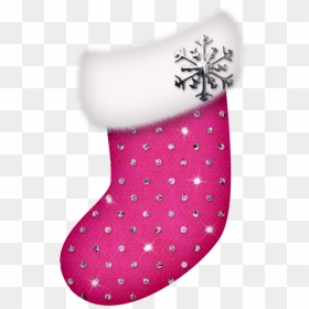 ‿✿⁀stockings‿✿⁀ Christmas Bedroom, Christmas Hat, Christmas - Pink Christmas Stocking Clipart, HD Png Download - christmas stockings png