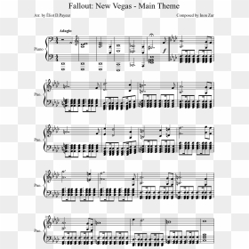 Stone Tower Temple Piano Sheet Music - Milagro Marcos Vidal Partitura, HD Png Download - fallout new vegas logo png