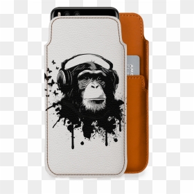 Dailyobjects Monkey Business Real Leather Wallet Case, HD Png Download - real monkey png