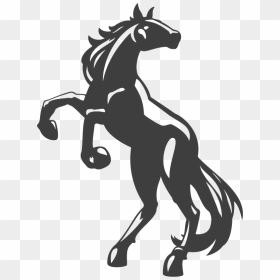 Howling Dark Horse Vector Material Png Download - Samuel Gaines Academy Of Emerging Technologies, Transparent Png - horse logo png