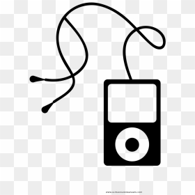 Ipod Coloring Page, HD Png Download - ipod png