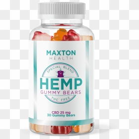 Maxton Health Premium Hemp Oil Gummy Bears Thc Free - Gomas De Vitaminas, HD Png Download - gummy bears png