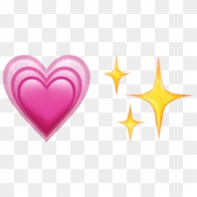 #emoji #iphone #emojiiphone #corazon #heart #brillo - Background Png Hearts Emoji Transparent, Png Download - brillo png