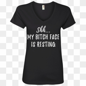 Shhh Resting Bitch Face - Creative Writing Shirt, HD Png Download - shhh png