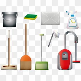 Materiel De Nettoyage Maison, HD Png Download - cleaning lady png