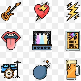 Rock And Roll Icon, HD Png Download - rock and roll png