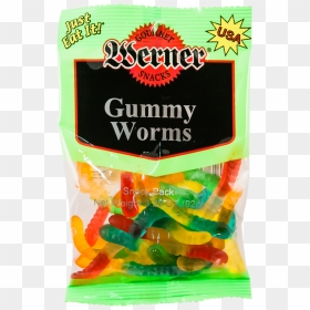 Gummy Worms"  Class= - Transparent Bag Gummies, HD Png Download - gummy bears png