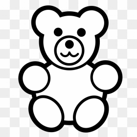 Teddy Bear Outline Clipart , Png Download - Teddy Bear Coloring Page, Transparent Png - california outline png
