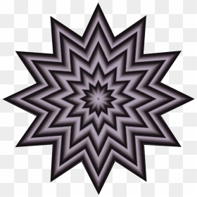 Star Pattern Drawing - Logo Pemudi Persatuan Islam, HD Png Download - black stars png