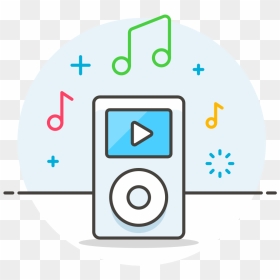 Ipod Icon - Circle, HD Png Download - ipod png