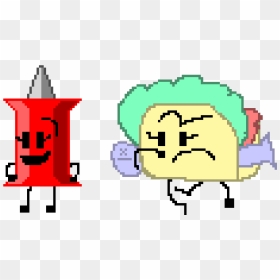 Bfdi Pin And Taco Clipart , Png Download, Transparent Png - taco clipart png