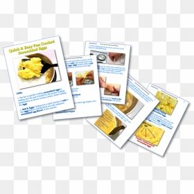 Pan Cooked Scrambled Eggs Picture Book Recipe Pages - Flyer, HD Png Download - scrambled eggs png