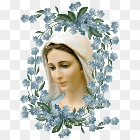 Imágenes De La Virgen María Con Flores - Blessed Virgin Mary Images Free Download Hd, HD Png Download - virgin mary png