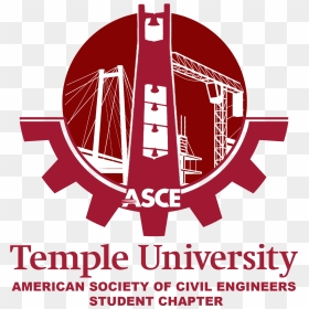 American Society Of Civil Engineers, HD Png Download - temple university logo png