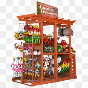 Full Garden Pavilion W Sign Wide - Playset, HD Png Download - rustic arrow png