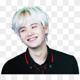 Suga Yoongi Agustd Smile Cute Sticker Feetoedit Png - Name The Non Metal Which Is Liquid, Transparent Png - yoongi png