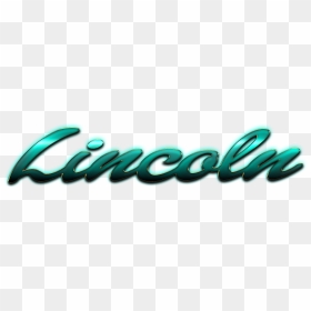 Lincoln Name Logo Png - Graphic Design, Transparent Png - lincoln png