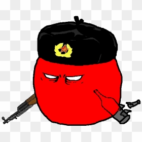 Polandball Wiki - Soviet Unionball, HD Png Download - soviet hat png