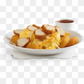 Plate Of Scrambled Eggs Png - Chick Fil A Hash Brown Scramble Bowl, Transparent Png - scrambled eggs png