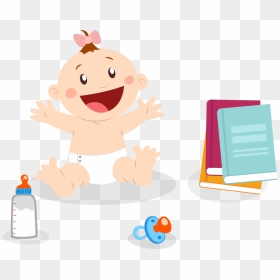 Books For Babies - Baby Food Cartoon Hd, HD Png Download - babies png