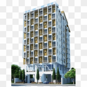 Apartment Png , Png Download - Residential Highrise Buildings Facade Design, Transparent Png - apartment png