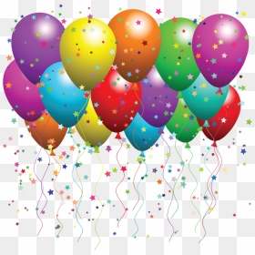 Party Balloons, HD Png Download - adult birthday background png