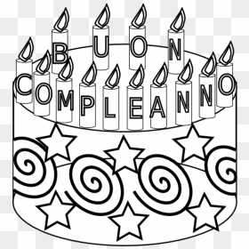 Black And White Birthday Cards To Colour, HD Png Download - happy birthday .png