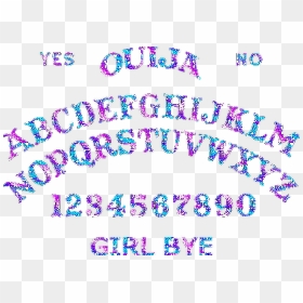 Transparent Ouija Board Png - Ouija Board Glitter, Png Download - ouija board png