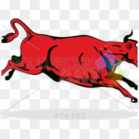 Red Bull Clipart Ox Face - Illustration, HD Png Download - indian ox png