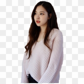 Rosé Blackpink Kpop Korean Koreangirl Cute Beauty Pink - Korean Girl Black Aesthetic, HD Png Download - blackpink png
